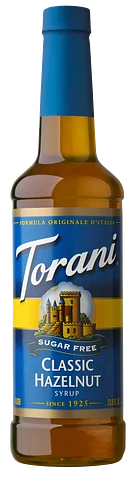 Sugar Free Classic Hazelnut Syrup-Torani