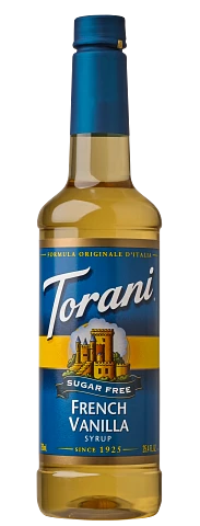 Sugar Free French Vanilla Syrup-Torani