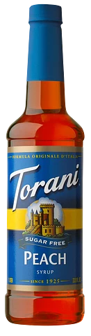 Sugar Free Peach Syrup-Torani