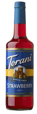 Sugar Free Strawberry Syrup-Torani